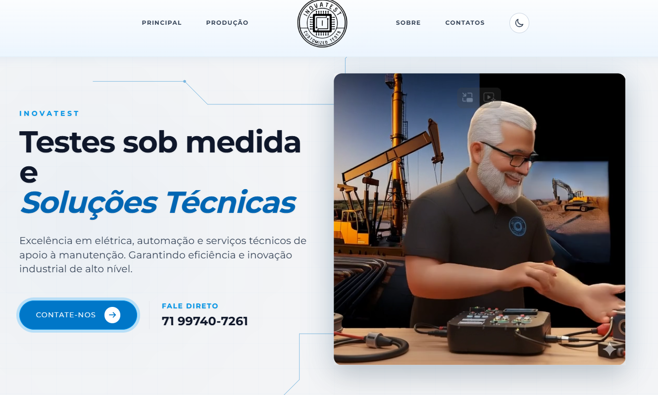 Preview do projeto Inovatest